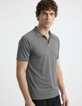 Polo Tee - Active wear Grey