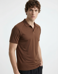 Polo Tee - Active wear Brown