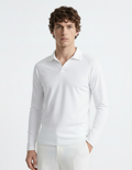 Polo Tee full sleeve - Active wear White