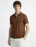 Polo Tee - Brown