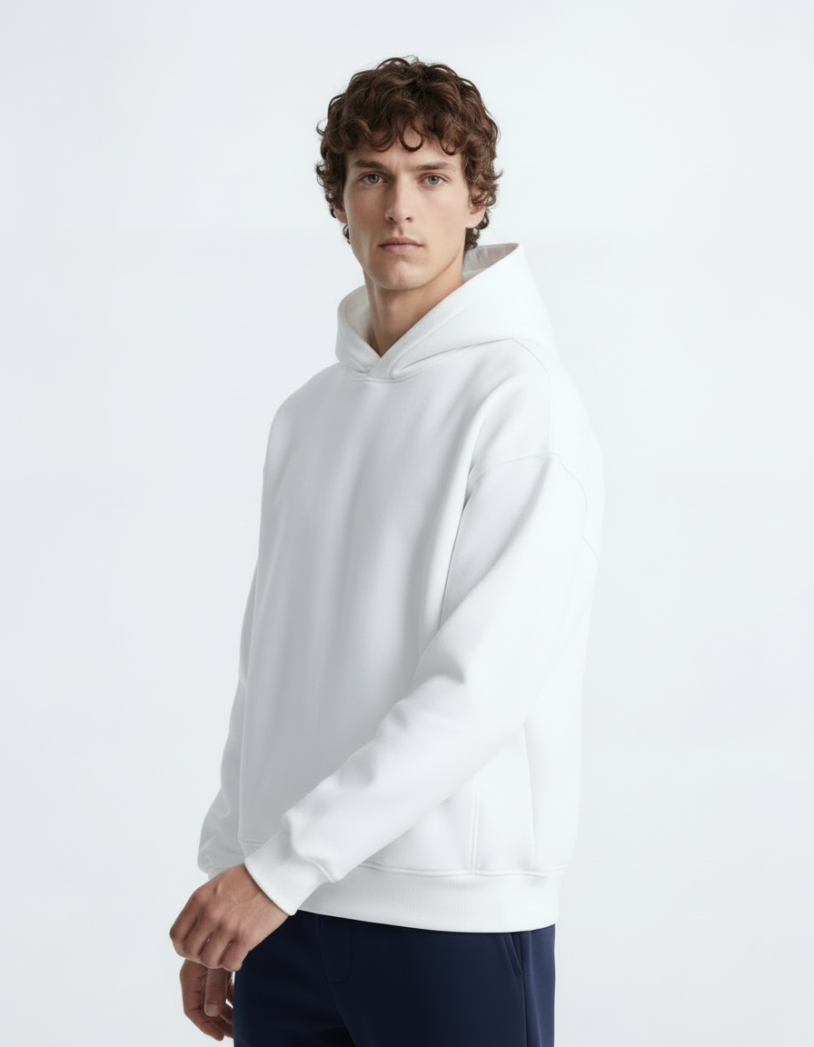Oversized Hoodie - White