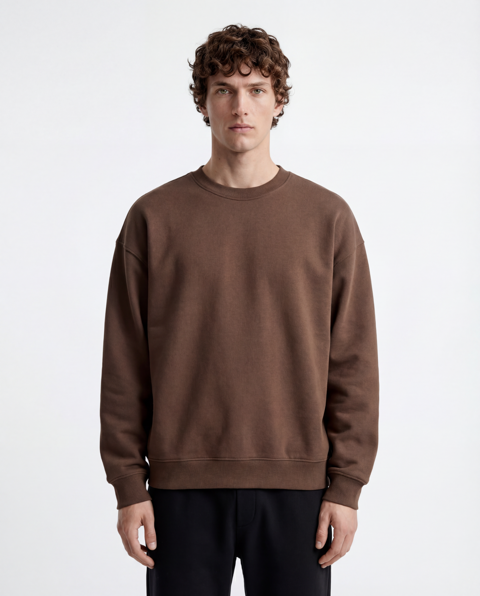Sweatshirt - Cotton Brown