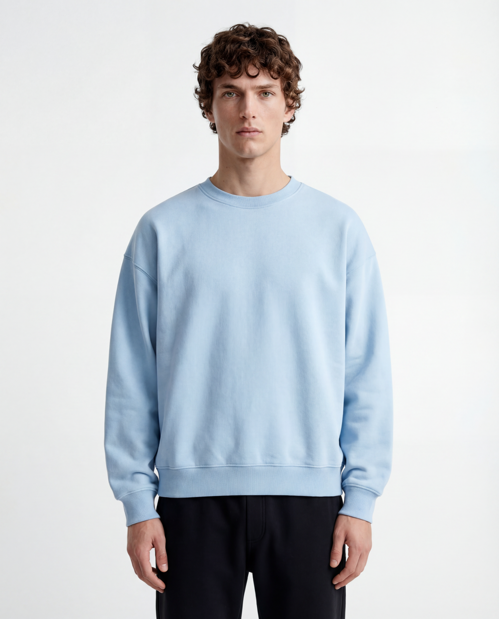 Sweatshirt - Cotton Baby Blue