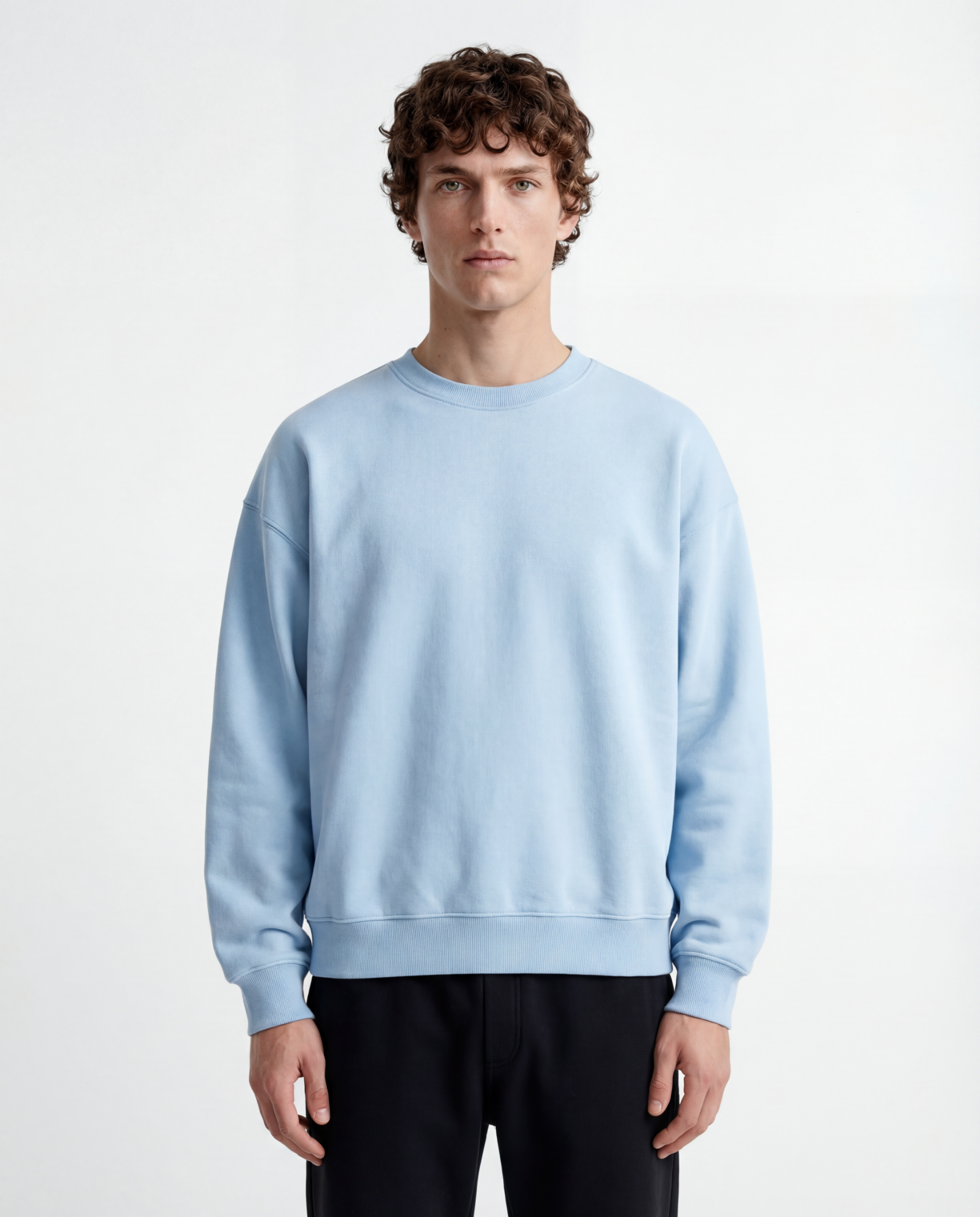 Sweatshirt - Cotton Baby Blue