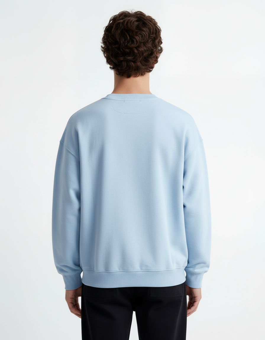 Sweatshirt - Cotton Baby Blue