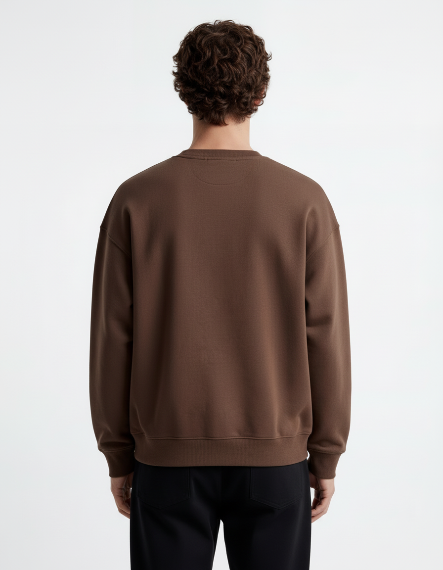 Sweatshirt - Cotton Brown