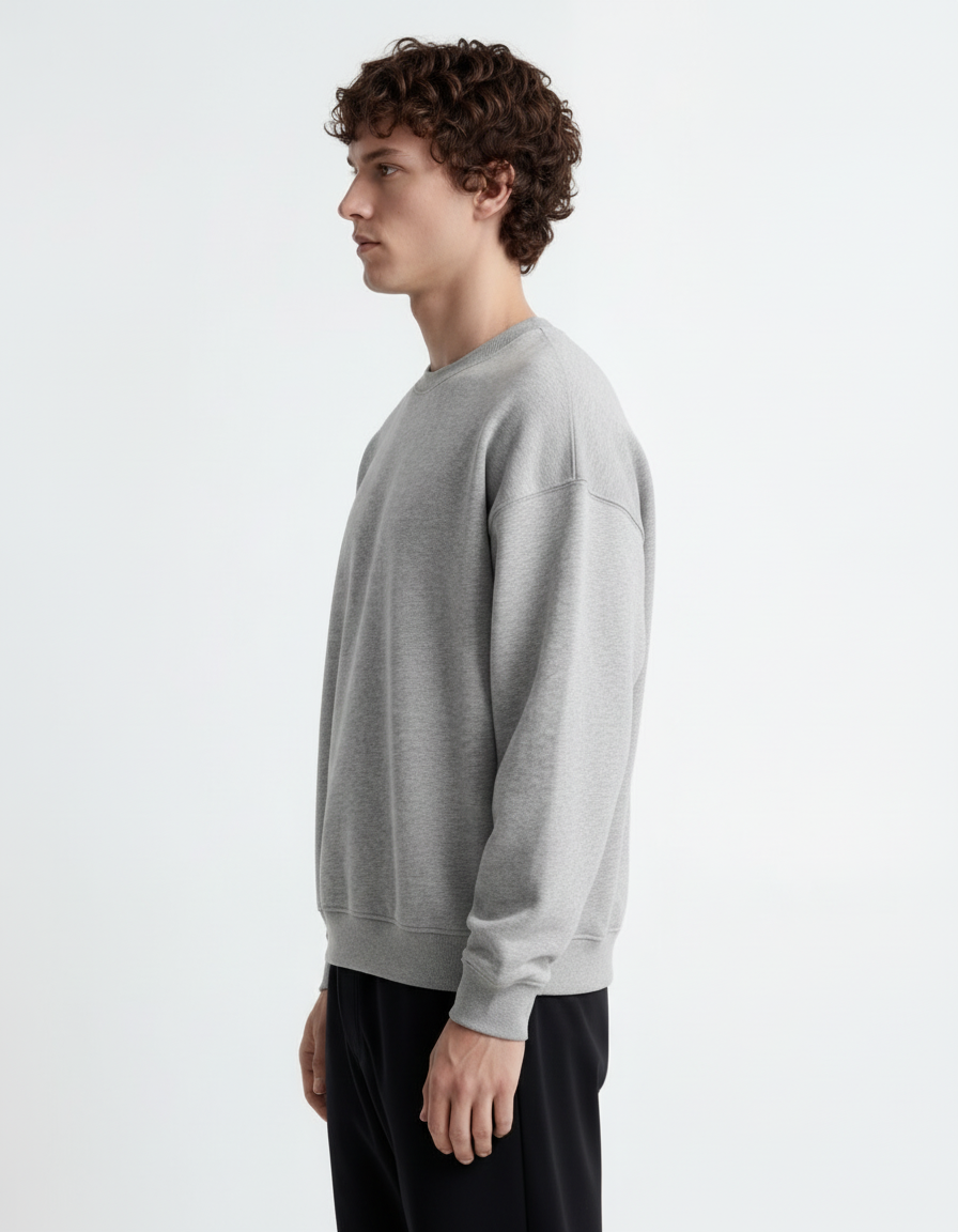 Sweatshirt - Cotton Grey