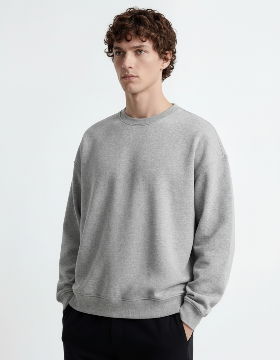 Sweatshirt - Cotton Grey