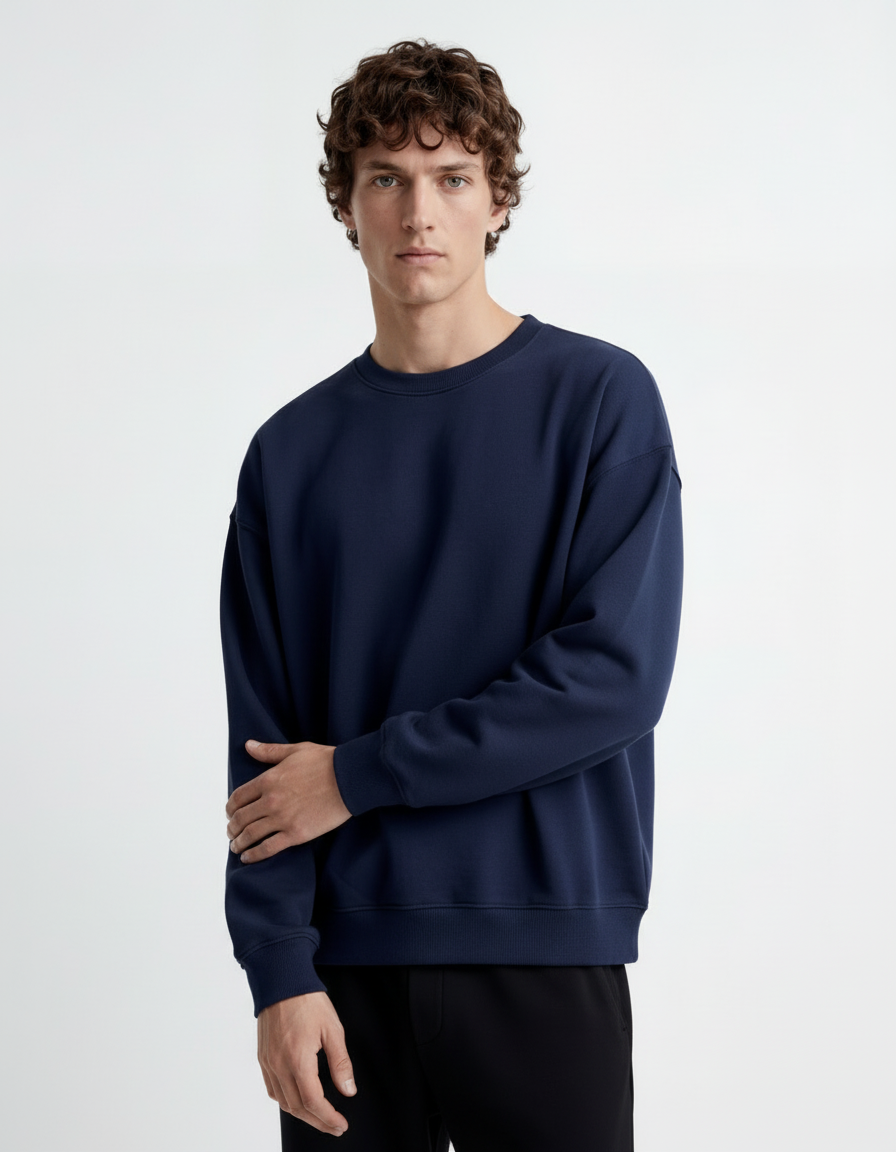 Sweatshirt - Cotton Blue