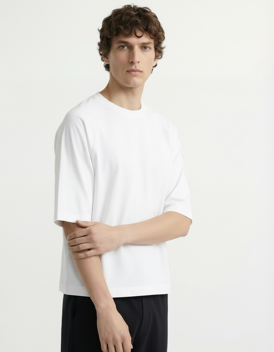 Oversized Tee - Active wear White