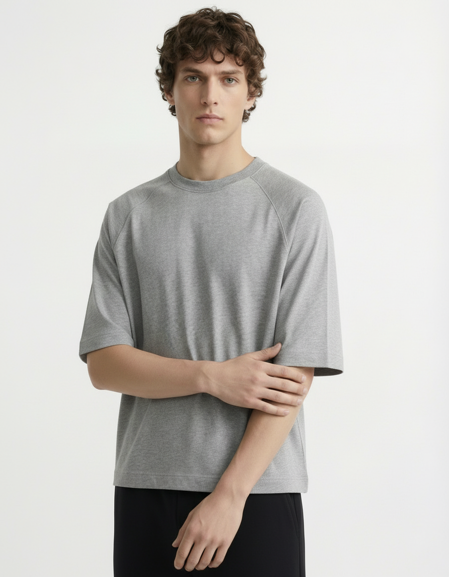 Oversized Tee - Active wear Grey