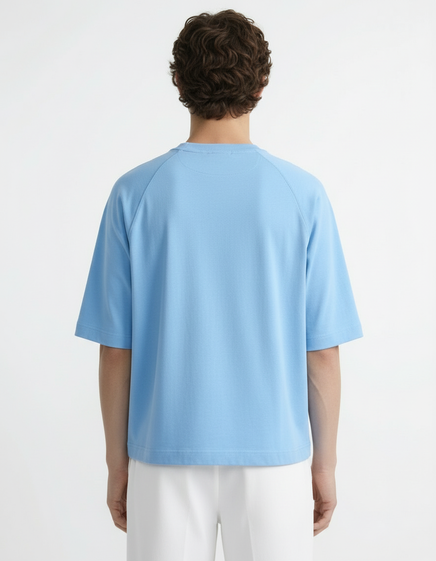 Oversized Tee - Active wear Baby Blue