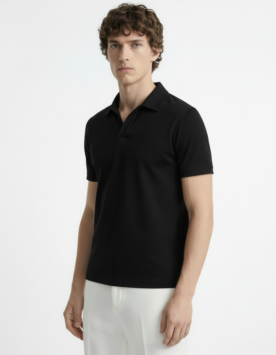 Polo Tee - Black
