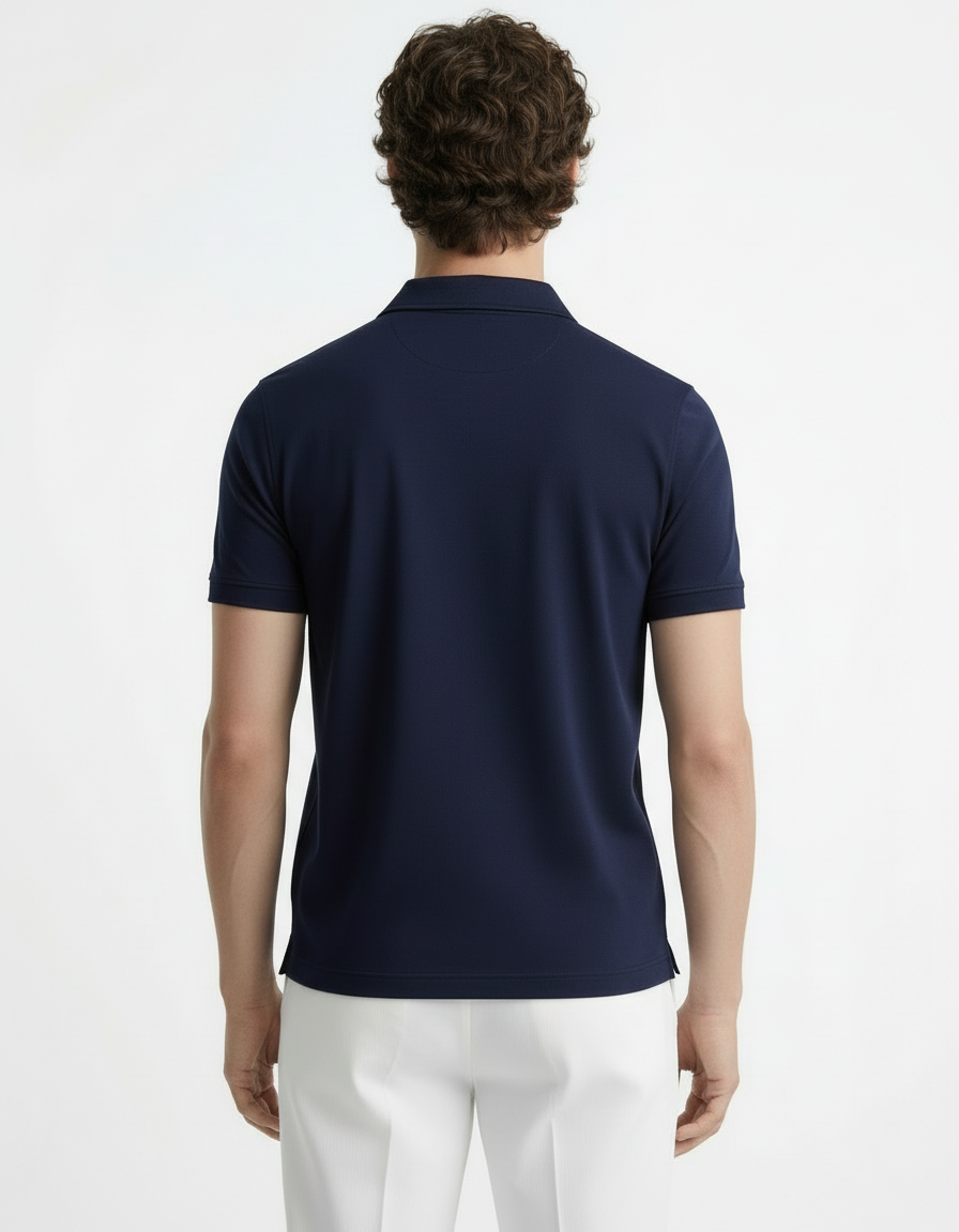 Polo Tee - Blue