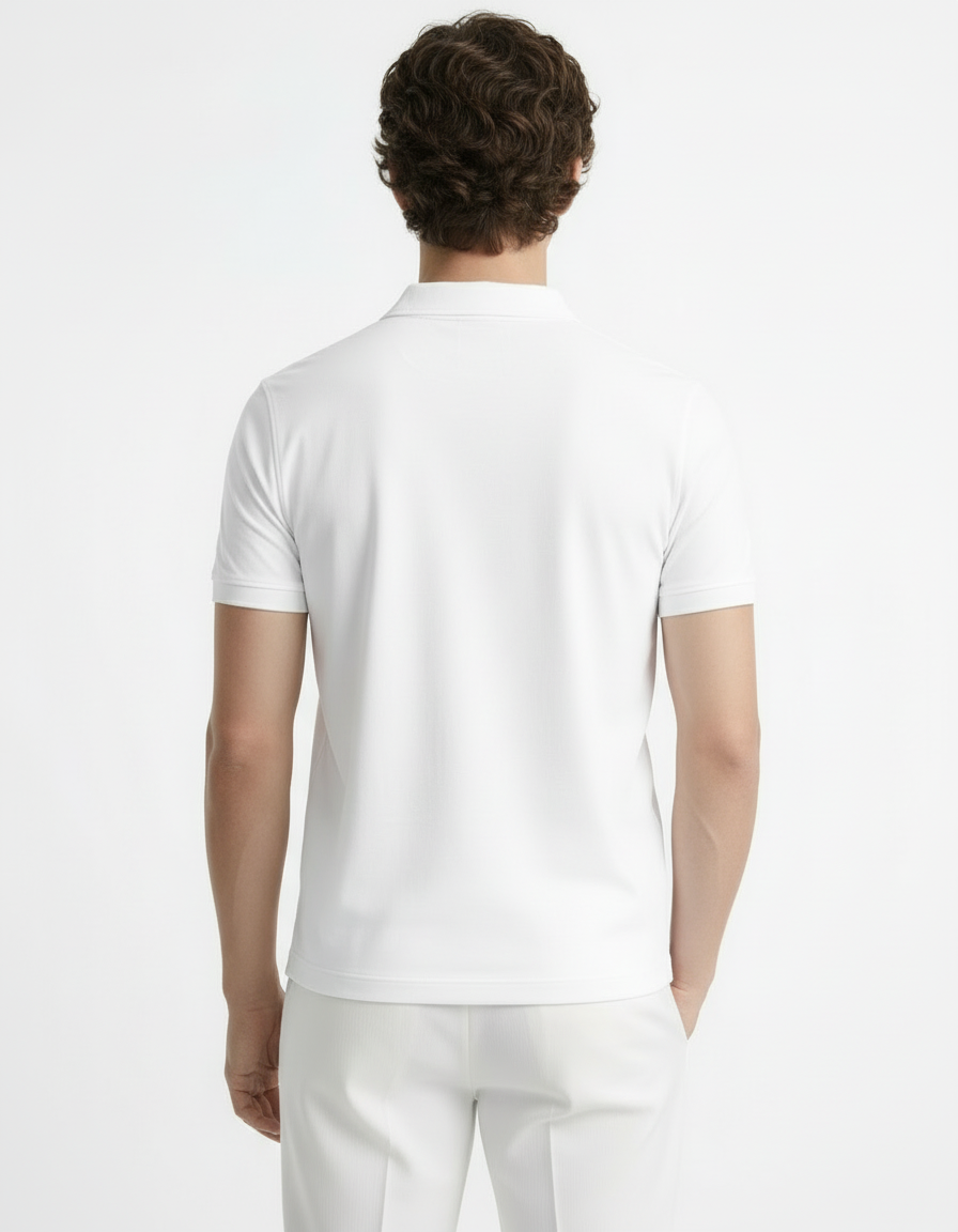 Polo Tee - White