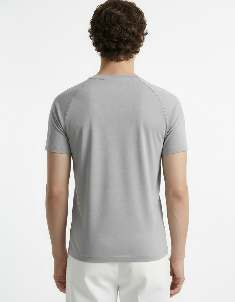 Fitted Tee - Active wear Grey