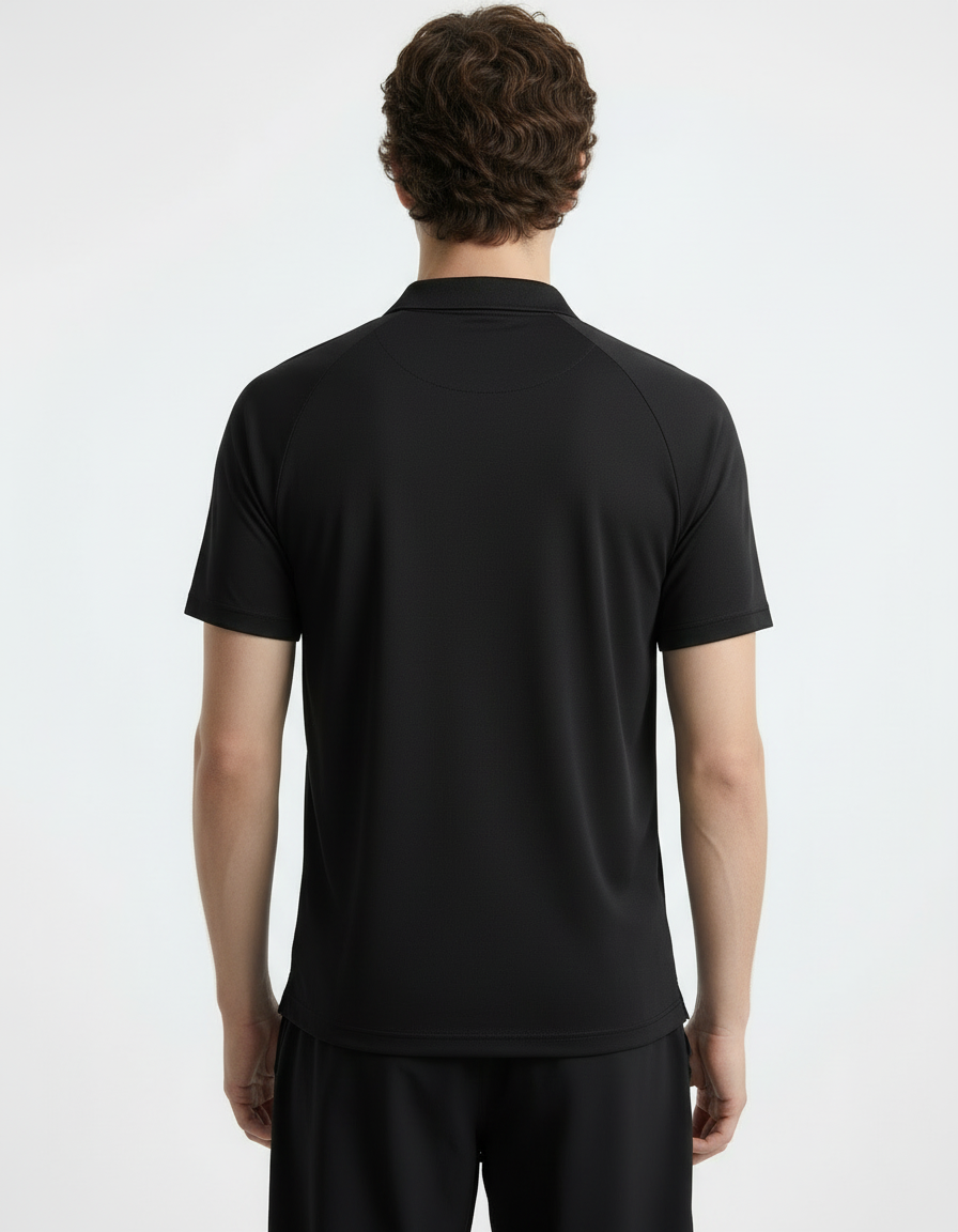 Polo Tee - Active wear Black