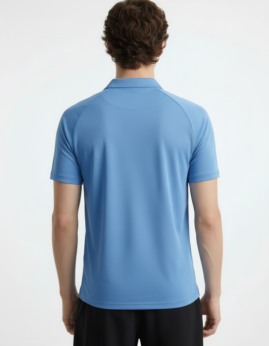 Polo Tee - Active wear Baby Blue