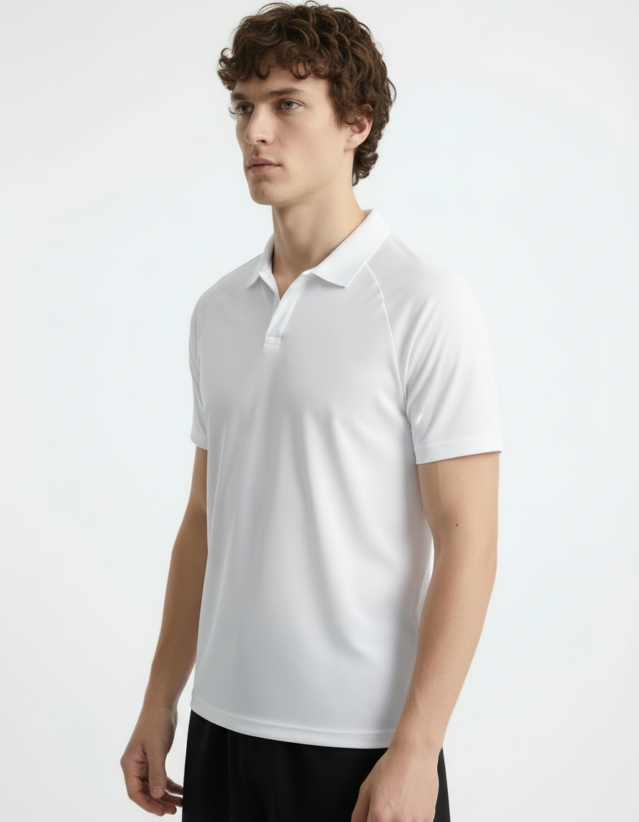 Polo Tee - Active wear White