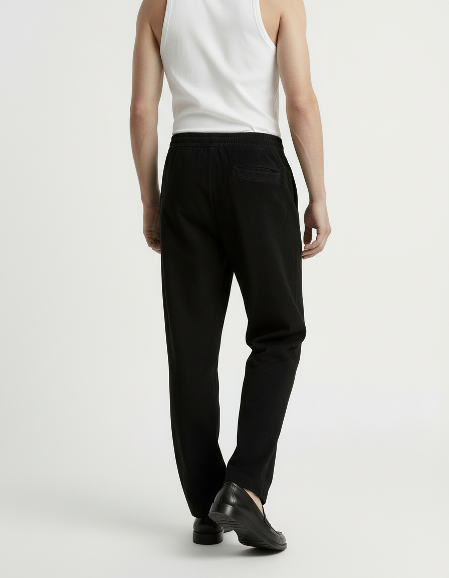 Pants - Suede Black