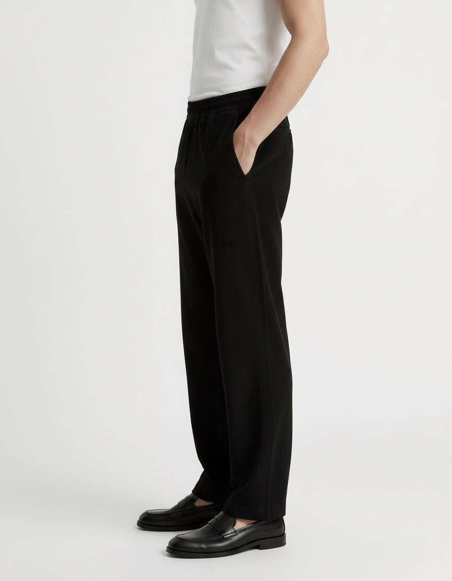 Pants - Suede Black