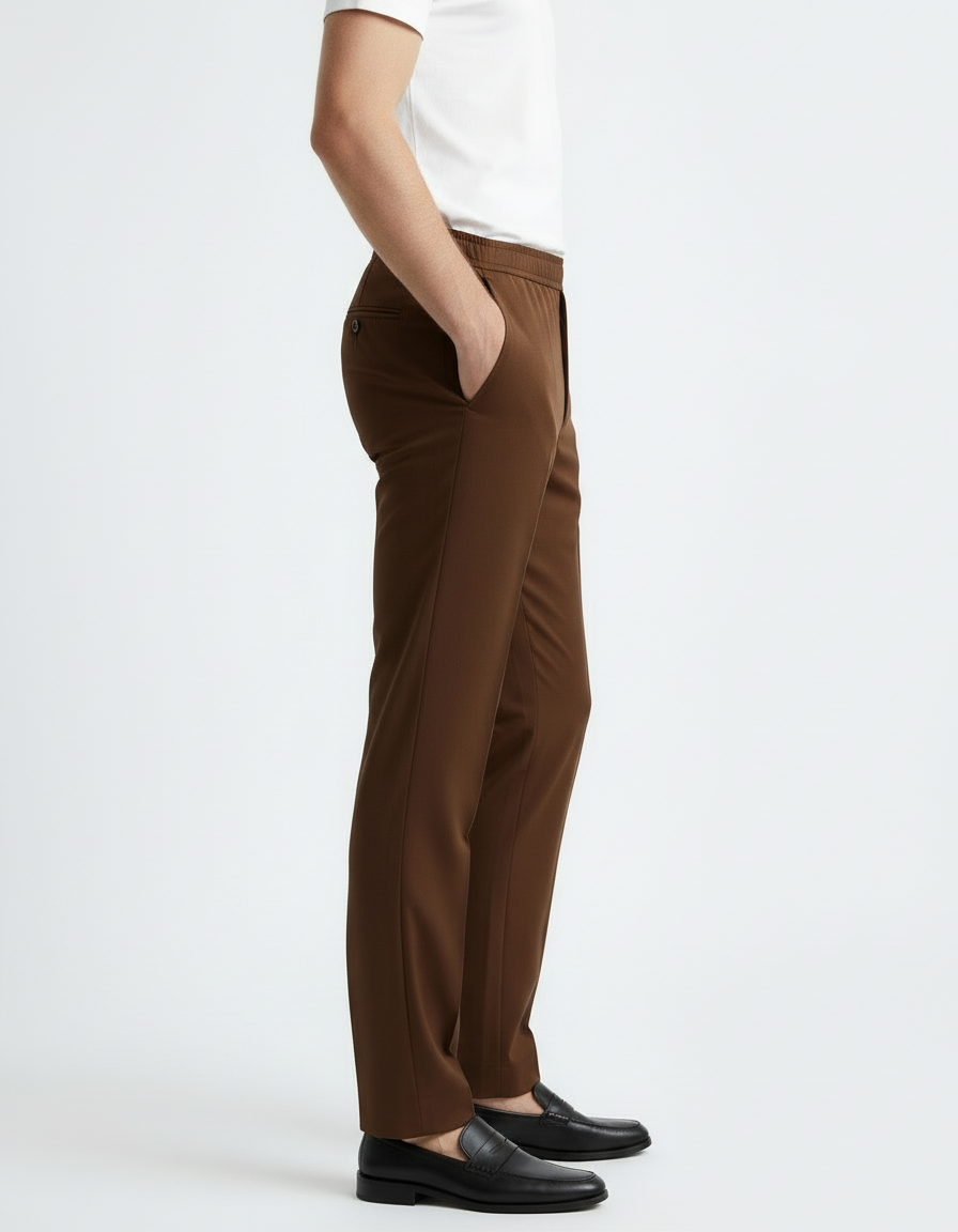 Trouser - Fitted Brown