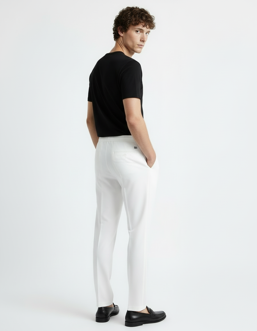Trouser - Fitted White