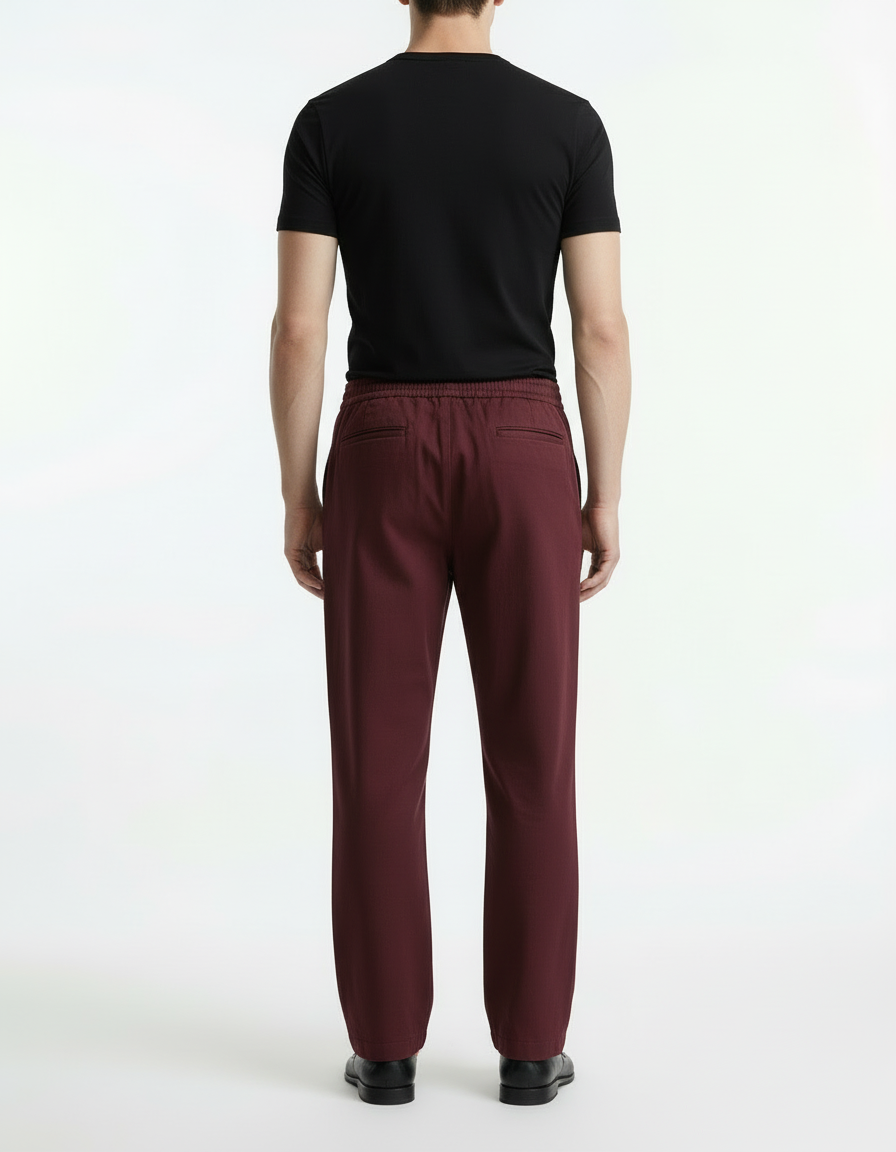 Trouser - Twill Burgundy