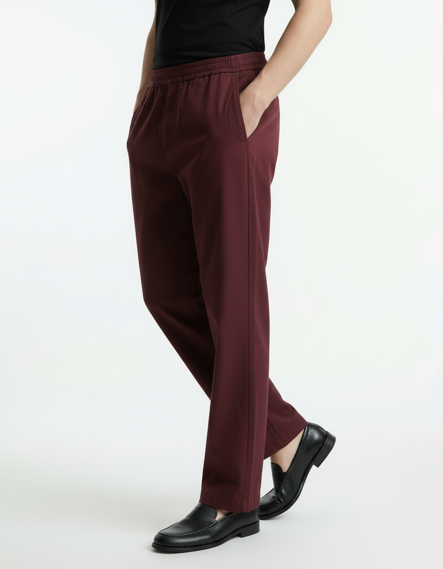 Trouser - Twill Burgundy