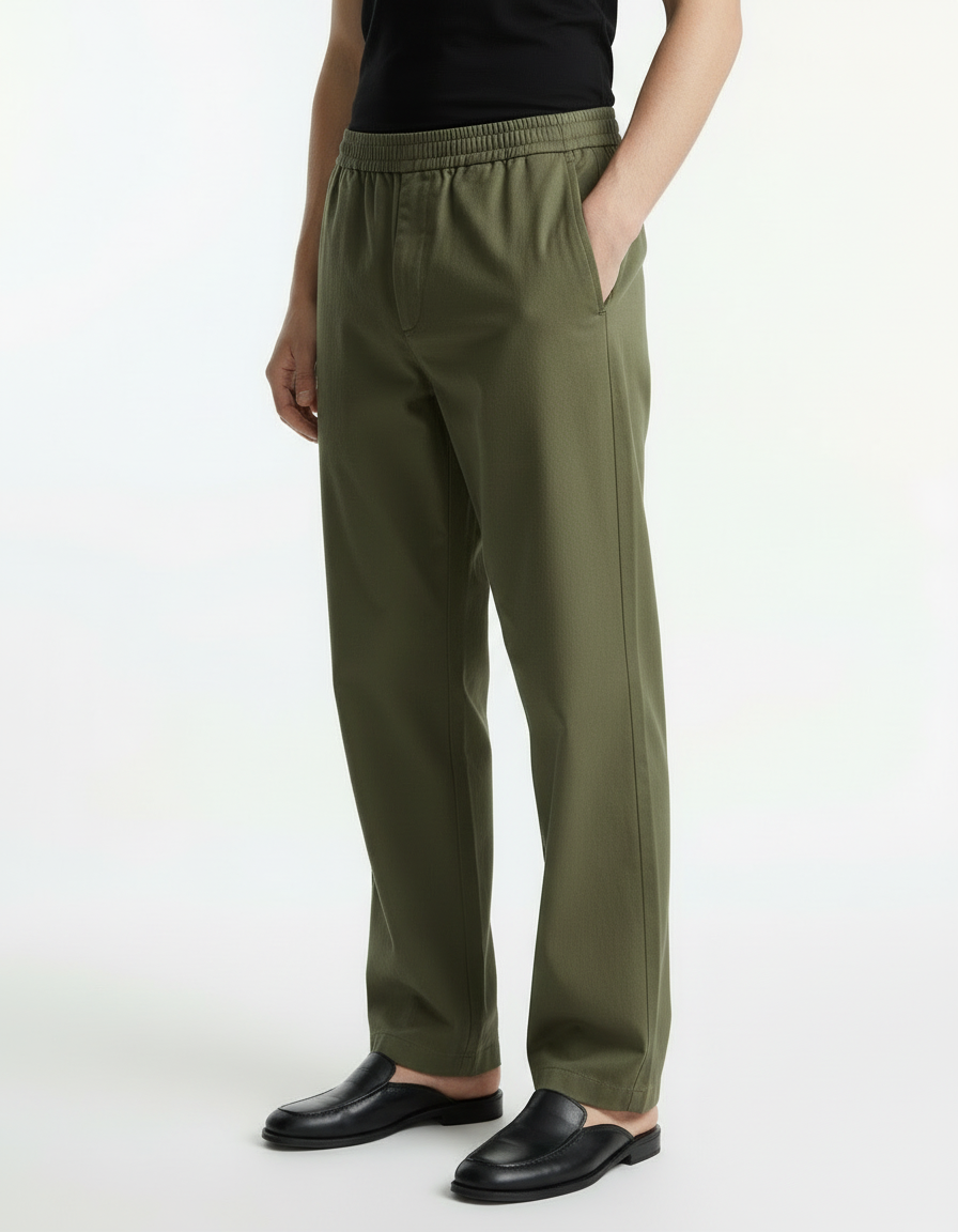 Trouser - Twill Olive Green