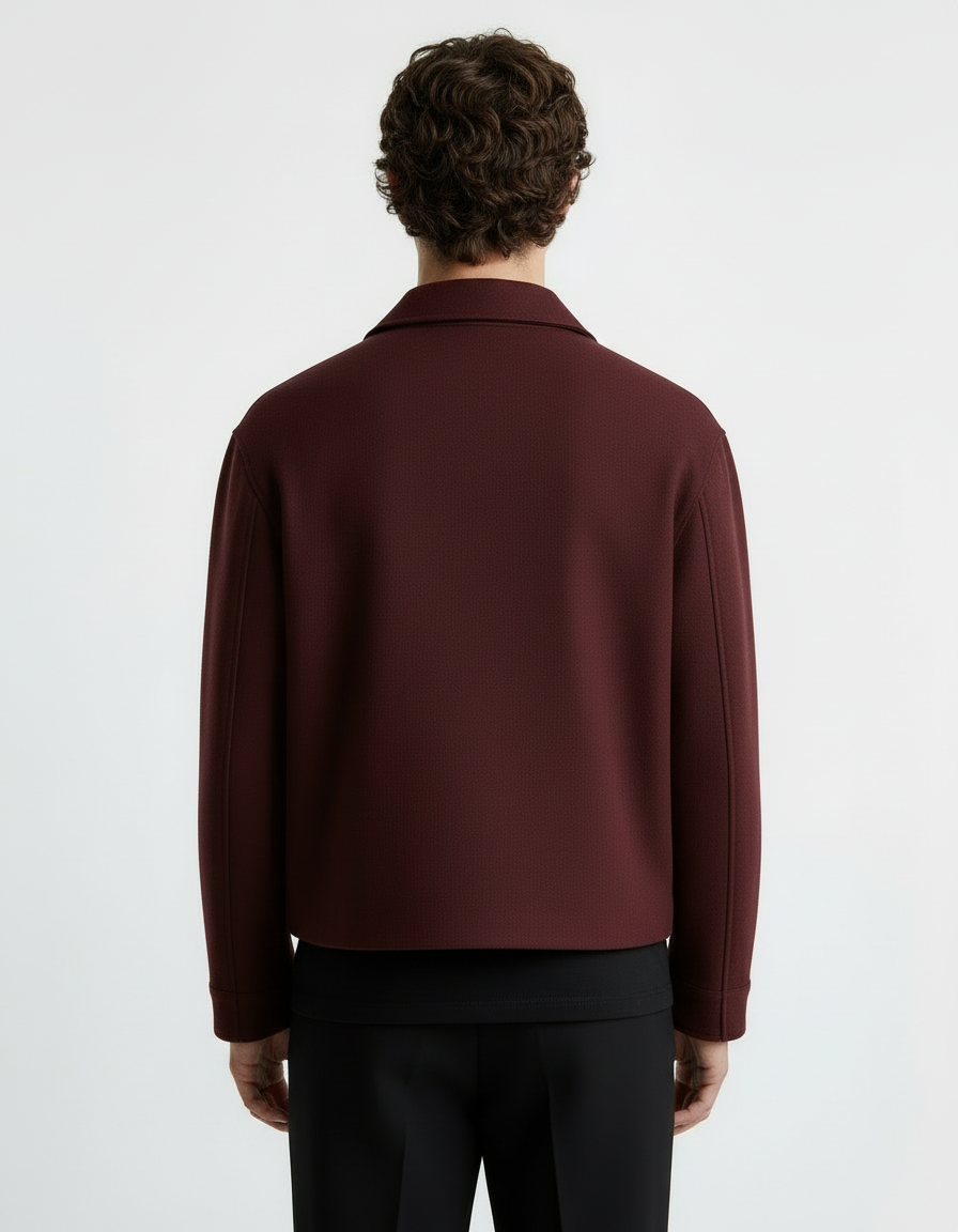 Jacket - Twill Burgundy