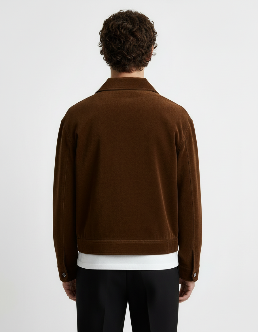 Jacket - Suede brown