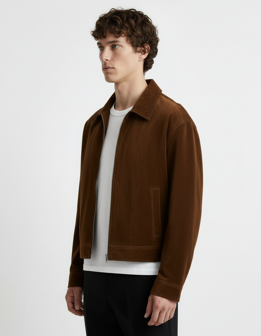 Jacket - Suede brown