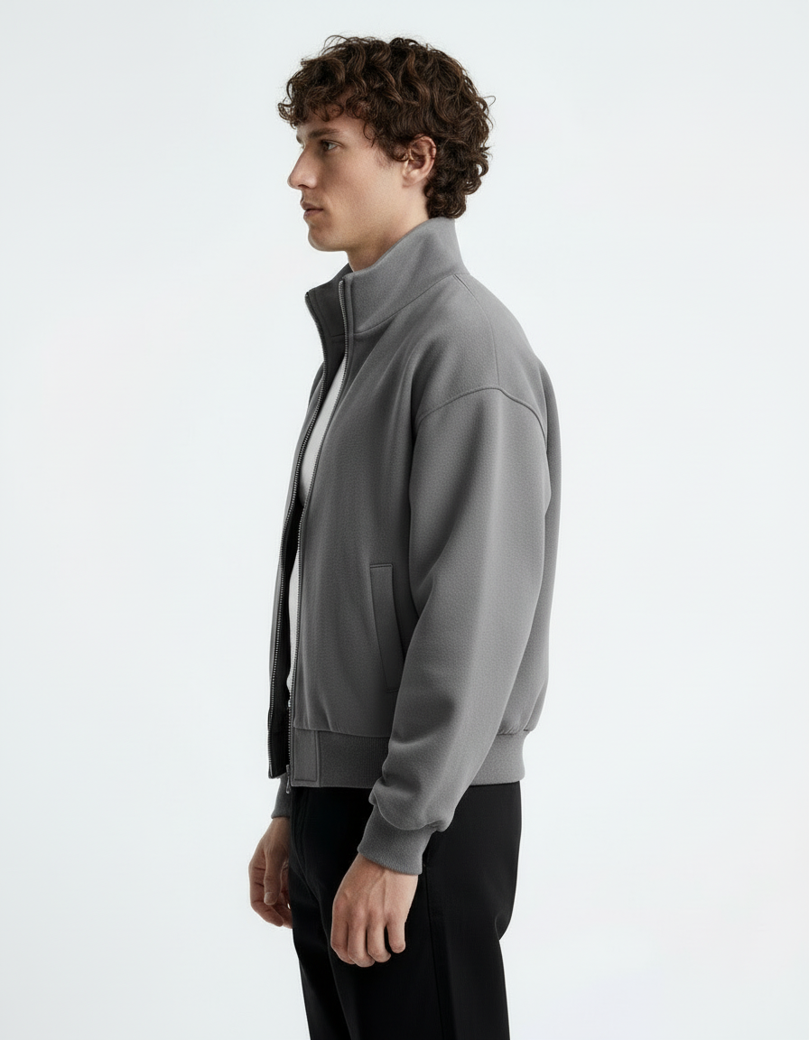Jacket Funnel Neck - Grey