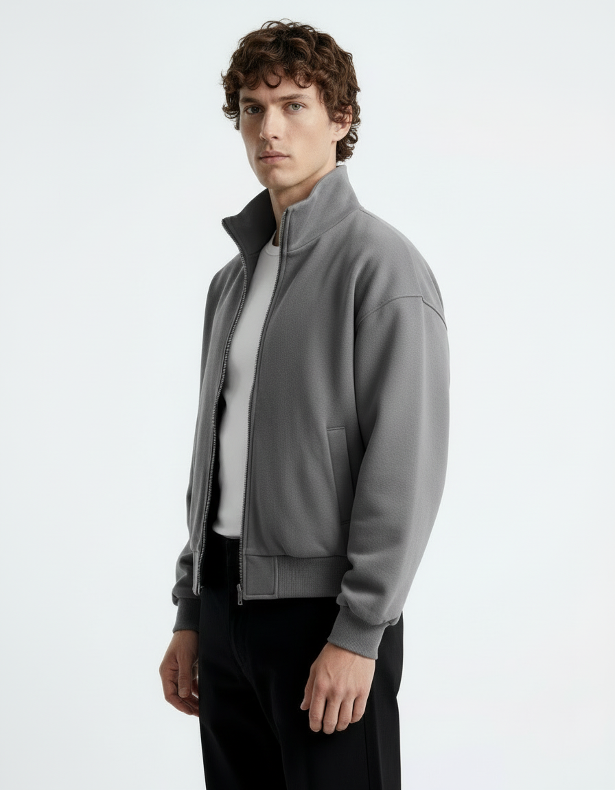 Jacket Funnel Neck - Grey