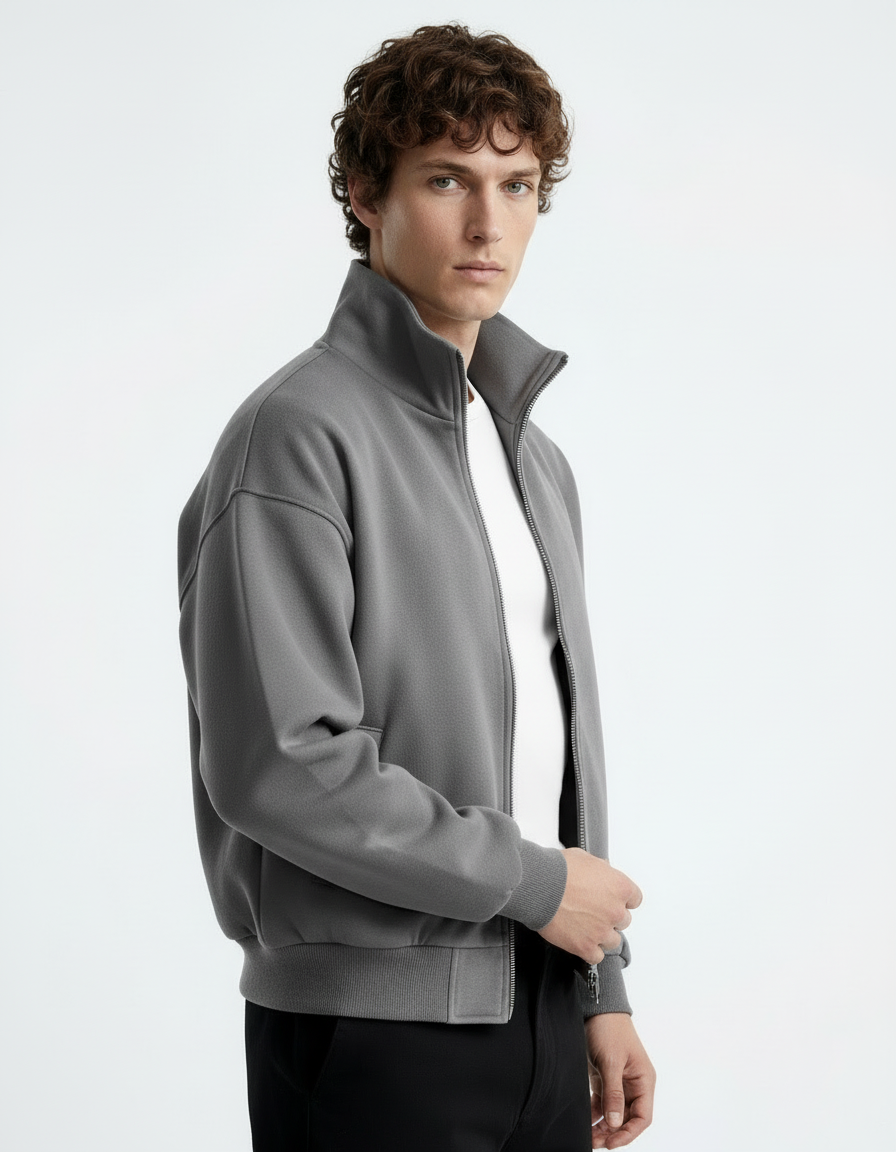 Jacket Funnel Neck - Grey