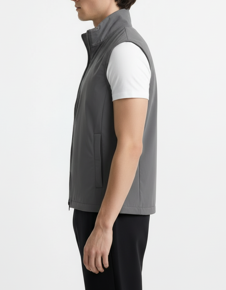 Gilet Jacket - Active wear Grey