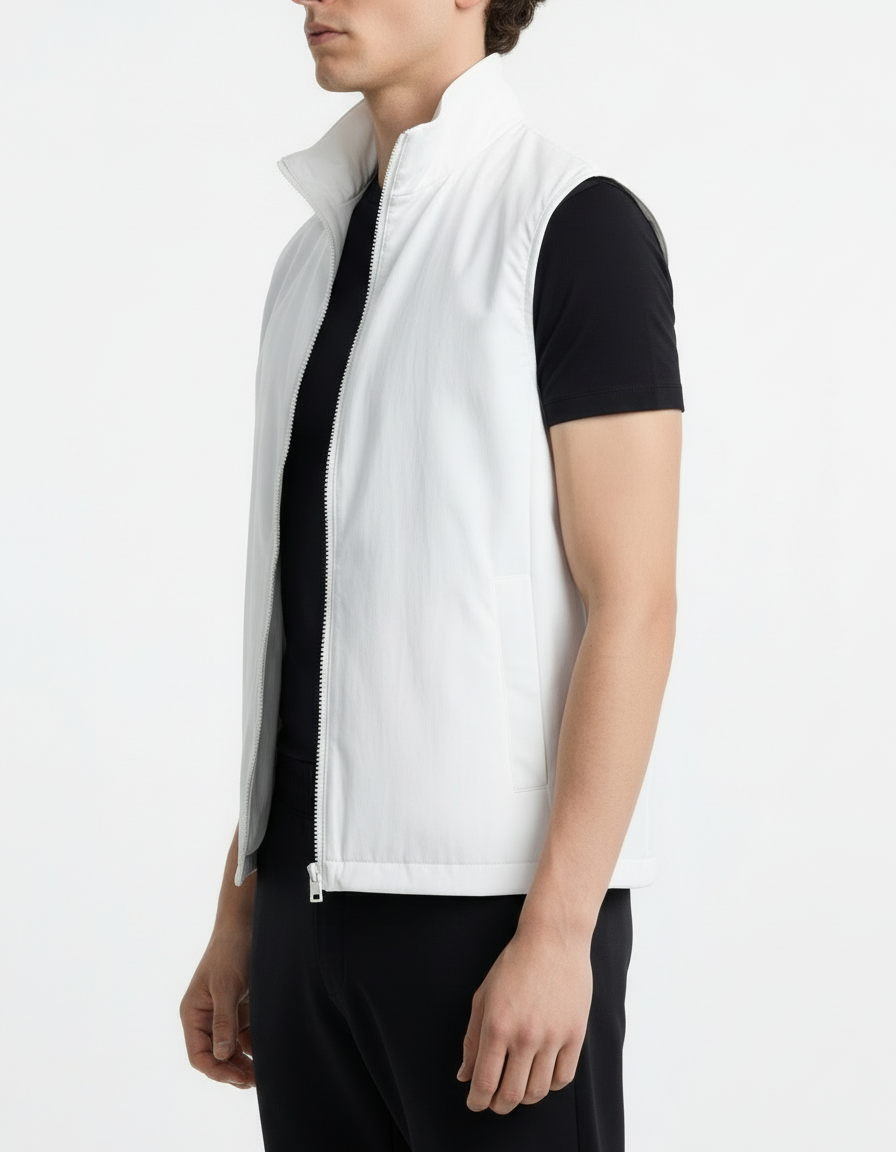 Gilet Jacket - Active wear White