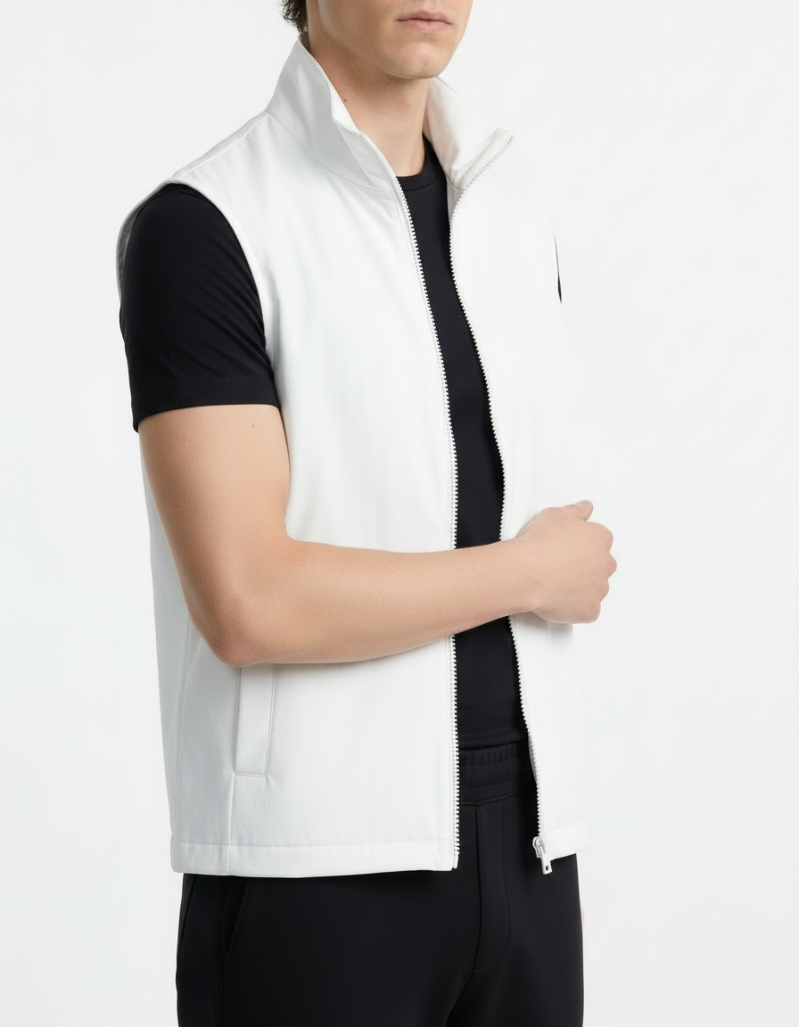 Gilet Jacket - Active wear White