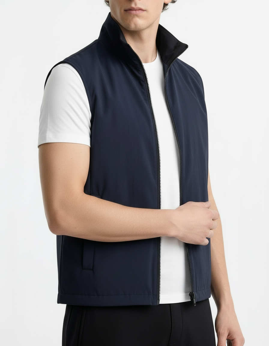 Gilet Jacket - Active wear Blue