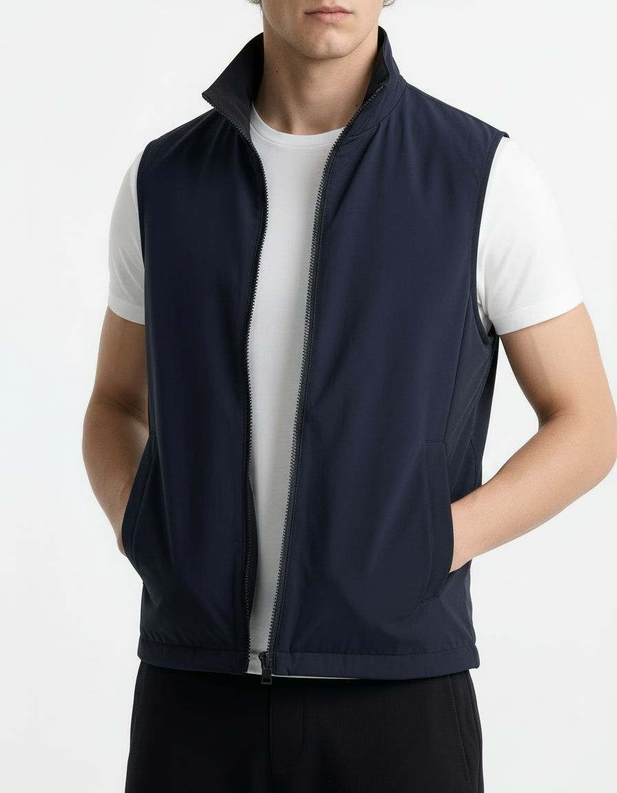 Gilet Jacket - Active wear Blue