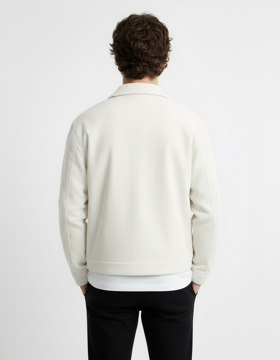 Jacket - Corduroy White