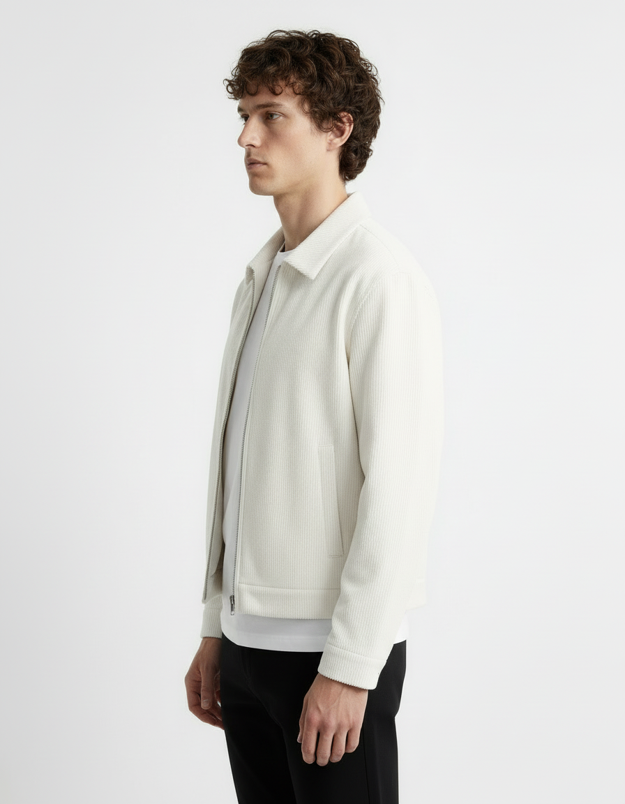 Jacket - Corduroy White