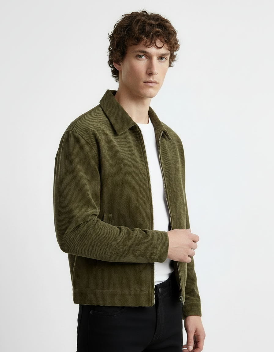 Jacket - Corduroy Olive green