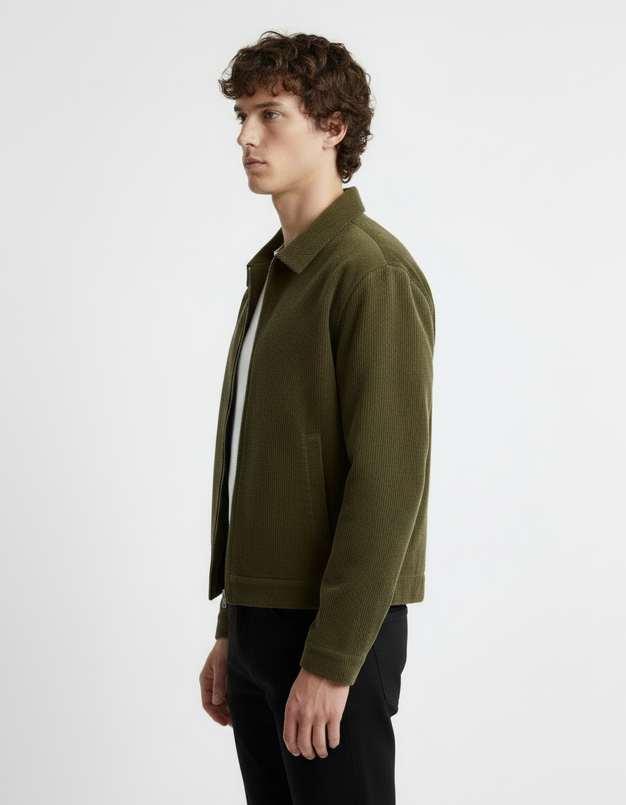 Jacket - Corduroy Olive green