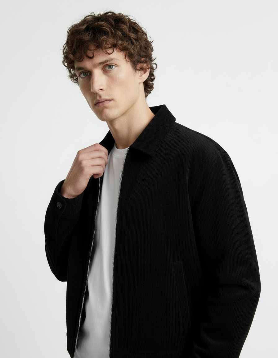 Jacket - Corduroy Black